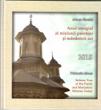 Album filatelic, Anul omagial al misiunii parohiei 2015, Romania, nest., Nestampilat