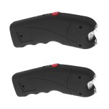 Cumpara ieftin Pachet 2 Electrosocuri TW 309, 2.5 mil V, 12cm, Negru, Autoaparare, Set cu Husa si Incarcator, Idealstore