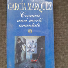 CRONICA UNEI MORTI ANUNTATE - GABRIEL GARCIA MARQUEZ