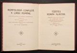 rara TUZETES ROMAN ALAKTAN / MORFOLOGIA COMPLETA A LIMBII ROM&Acirc;NE pt maghiari 186 pag + Plansa mare anexa GRAMATICA 1924 Tip. Corvin, Cluj maghiara