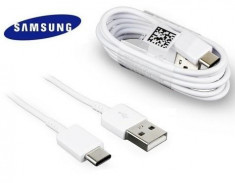 Cablu date Usb type C Original Samsung EP-DN930CWE Alb foto