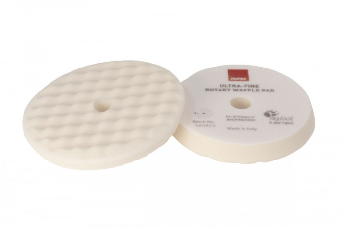 Burete Polish Ultra Fin Rupes Waffle Ultra Fine Foam Pad, 125/140mm