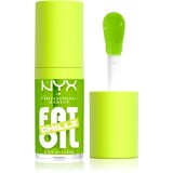 NYX Professional Makeup Fat Oil Chillz ulei pentru buze cu efect racoritor culoare 4.8 ml
