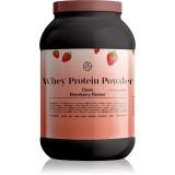 Să M&acirc;ncăm Sănătos Pudră proteică din zer proteine din zer aroma Strawberry 600 g