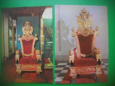 HOPCT LOT 2980 TRON DOMNESC-MUZEUL ISTORIE -IASI-2 CARTI POSTALE-NECIRCULATE