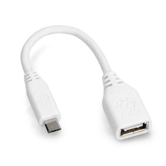 Adaptor OTG pentru RPI Zero Zero W Zero 2 W, alb