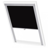 VidaXL Jaluzea opacă tip rulou, negru, CK04