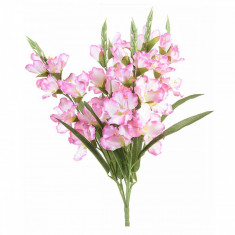 Buchet de flori artificiale gladiole roz 58 H foto