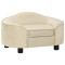 Canapea pentru caini, crem, 67x47x36 cm, plus