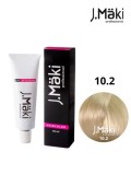 J.Maki Professional 10.2 - Vopsea permanenta Blond perlat extra deschis, 60 ml