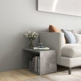 VidaXL Masă laterală, gri beton, 59x36x38 cm, lemn prelucrat