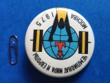 INSIGNE VINTAGE , RUSIA, SUA, BARBADOS,JOCURILE OLIMPICE , 50 lei bucata, interesante . pentru decorare genti , sepci , tricouri .