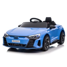 Masinuta electrica pentru copii Audi RS E-tron GT, card USB/TF, MP3, 35W, 3-5 km/h, 12V, 103x58x41 cm, albastru
