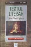 TEXTUL LITERAR. TEORIE LITERARA APLICATA PENTRU CLASELE V-VIII-NINUSA ERCEANU, ST. M. ILINCA