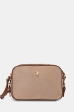 U.S. Polo Assn. poseta Houston culoarea bej, BEUHU6381WZC