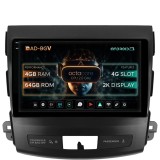Cumpara ieftin Navigatie Mitsubishi Outlander Peugeot 4007 Citron C-Crosser, Android 13, V-Octacore 4GB RAM + 64GB ROM, 9.5 Inch - AD-BGV9004+AD-BGRKIT276