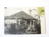 Rara! Carte postala casa de la Poradim,cartierul regelui Carol I in timpul Razboiului de Independenta de la 1877 circulata cu timbru TCV 1906