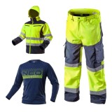 Set imbracaminte de lucru reflectorizanta, geaca, pantaloni softshell, tricou, M/50, NEO
