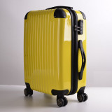 Troler calatorie, Model Easy Trip, 55x40x20 cm, roti 360, Galben