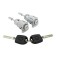 Set yale inchidere VW GOLF 4, Lupo, 1998-2005, POLO, 2001-2009, T5, 2003-2015, BORA 1998-2005, cu chei, pentru usi fata, stanga si dreapta AutoProtect