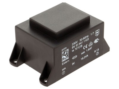 Transformator &amp;icirc;ncapsulat 16VA 230V 9V foto