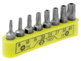 Capete de şurubelniţă Torx&reg; 30mm cu protecţie - Kit blister