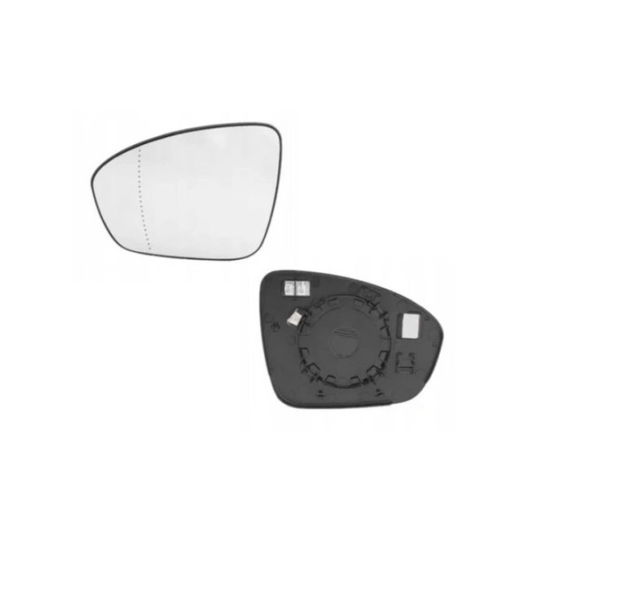 Geam oglinda exterioara MITSUBISHI COLT, 10.2023-; RENAULT CLIO V, 08.2019-06.2023; MEGANE, 03.2016-; TALISMAN, 01.2016-, partea stanga, SRLine, cu i