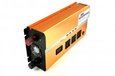 Invertor profesional 2500W 12V-220V 50Hz Pur sinusoidal &amp;amp;quot;Pure Sine Wave&amp;amp;quot; Cod: 842500 TopCars foto