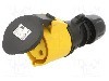 Conector alimentare AC, IEC 60309, IP44, 32A, 110V AC, 3 pini, PCE - 2239-4