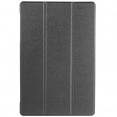 Husa Tableta Piele Tactical Tri Fold pentru Samsung Galaxy Tab S5e, Neagra