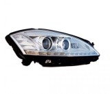 Far Mercedes Clasa S (W221), 06.2009-09.2013, montare fata, dreapta, asistenta faza scurta; sistem infrarosu; D1S+H11+H7; electric; cu bec xenon; cu