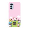Husa compatibila cu Oppo A76, Viceversa, model Hello kitty world, Silicon, TPU, Transparent, Carcasa