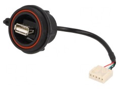 Soclu USB A USB Buccaneer IP68 4 PIN Lungime 0.132m