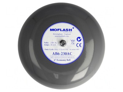 Clopot Acustic 230VAC 100dB IP44 Gri foto