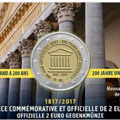 BELGIA 2017 - 2 Euro comemorativ “200 ani - Universitatea Gent” BU /coincard /FR
