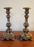 SFESNICE PERECHE DIN ALAMA ARGINTATA-ATELIER EUROPEAN- SF&Acirc;RȘIT DE SECOL XIX