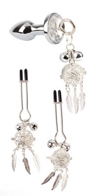 Set Rosy Plume Silver foto