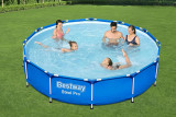 Cumpara ieftin Piscina Bestway Familie Copii Rotunda Gradina Cadru Metal 305 x 76cm