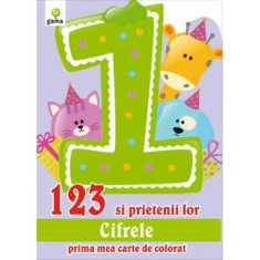 123 si prietenii sai, Carte colorat