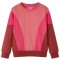 Bluzon pentru copii, color block roz și henna, 92 13989