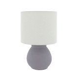 Cumpara ieftin Veioza Pure E27 gri-alb D25.5x47cm