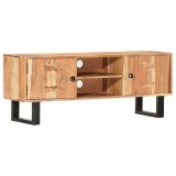 Cumpara ieftin Comoda TV, 118 x 30 x 45 cm, lemn masiv de acacia