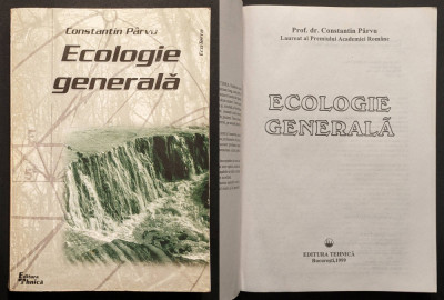 rara ECOLOGIE GENERALA Constantin Parvu 576 pag. 178 fig. Geografie Biologie Eco foto