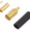 Conector SMB mamă 50&Omega; PTFE aurit