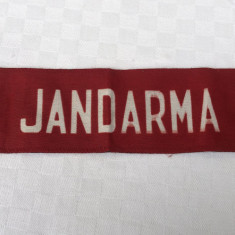 Banderola veche militara - JANDARMA - jandarmerie