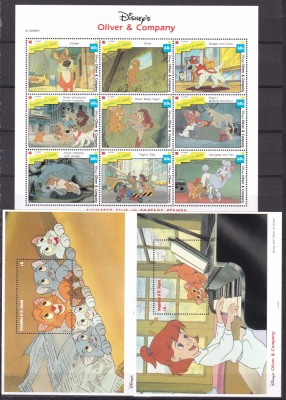 Grenadines St.Vincent 1992 Disney Oliver MI 1084-1092 + 2bl.139,140 MNH foto