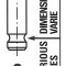 Intake valve (32.45x5.5x103.55) fits: FORD FOCUS III. GALAXY III. KUGA II. MONDEO V. S-MAX 2.0 07.12-