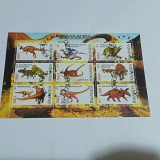 Mini-coală de 9 timbre &bdquo;Dinozauri&rdquo; (Dinosaurs) emisă de Rwanda &icirc;n anul 2012 CTO