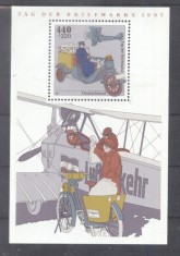 Germany Bundes 1997 UPU Stamp Day perf. sheet Mi.B41 MNH DA.199