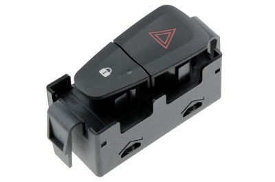 Buton avarie Renault Grand Scenic 3 2009-, Scenic 3 2009-, Fluence 2012-, Comutator De Avarie Negru, NTY EWS-RE-030 foto